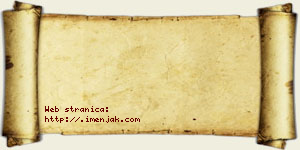 Jagoda Tošić vizit kartica